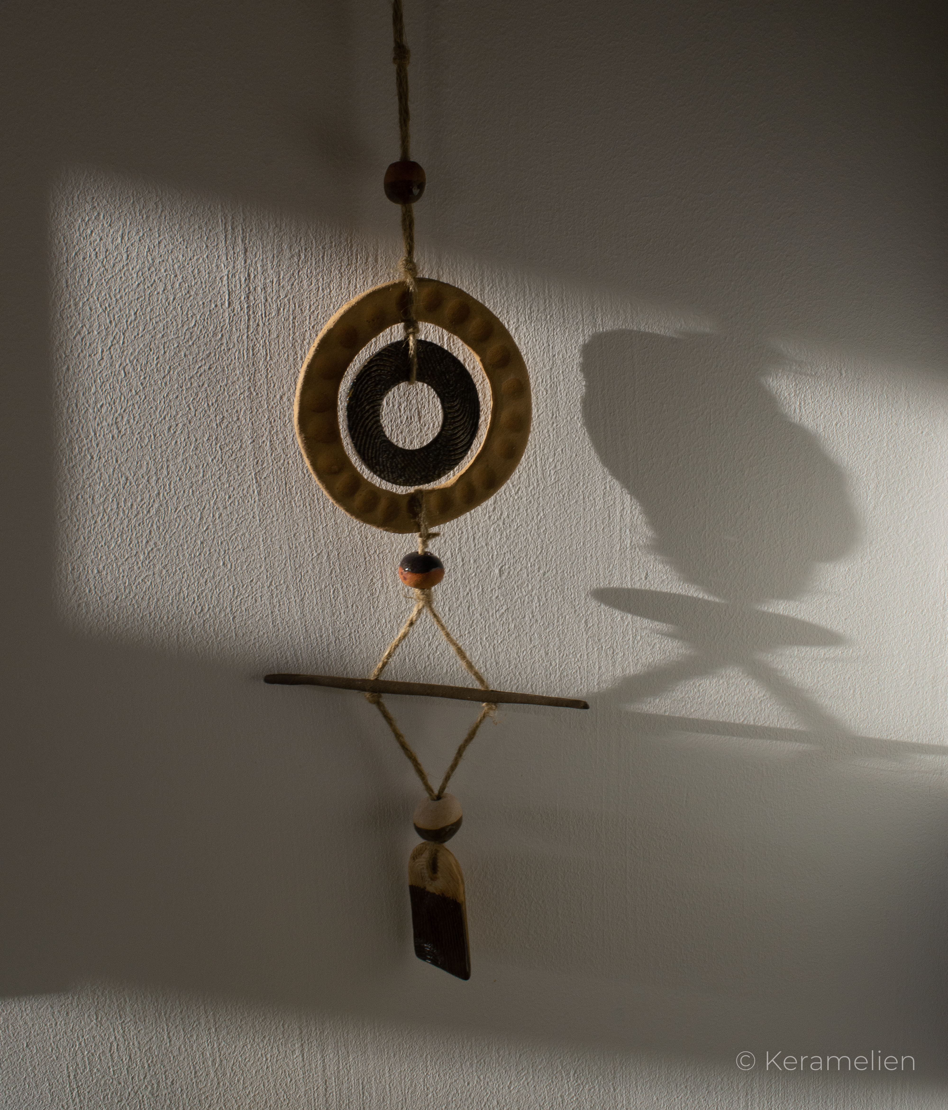 Keramieken totem lang voorbeeld